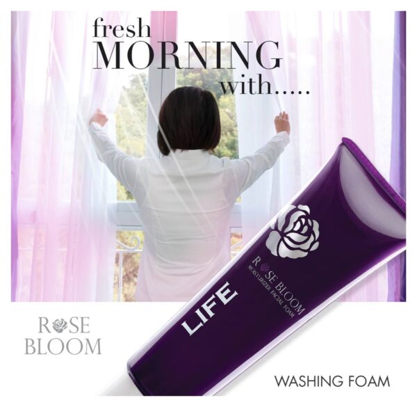 Rose Bloom Facial Foam - Image 2