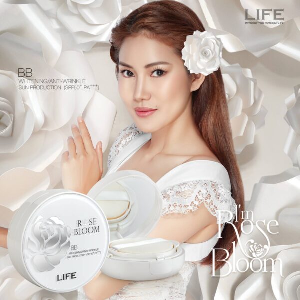 Rose Bloom Whitening BB Cushion - Image 3